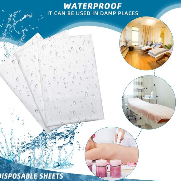50 Pieces 31 X 70 Inches Disposable Sheets Bed Cover Massage Table Sheet - Picture 5 of 7